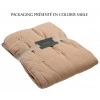 Chemin de lit stonewashed Zeff Vert de gris 90 x 240