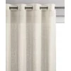 Rideau voile Zeff Craie 140 x 280