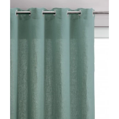 Rideau voile Zeff Vert de gris 140 x 280