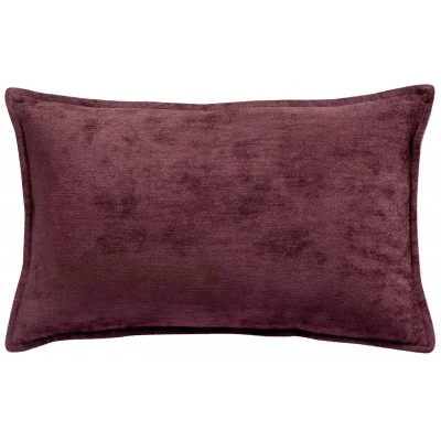 Coussin Velor Prune 30 X 50