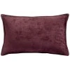 Coussin Velor Prune 30 X 50