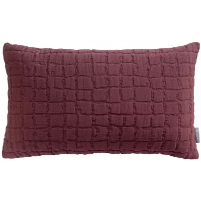 Coussin Stonewashed Swami Prune 30 X 50