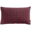 Coussin Stonewashed Swami Prune 30 X 50
