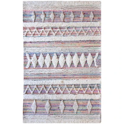 Tapis Hyrax Blanc/Multico 120 X 180