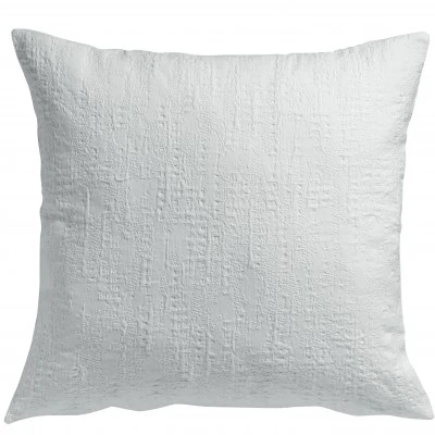 Coussin Stonewash Santana Blanc 45 x 45