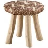 Housse de tabouret Anime Boho Tomette diamètre 40 cm