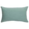 Coussin uni Zeff Vert de gris 30 x 50