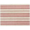 Set de table Sina Naturel/Rouge 33 x 45