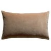 Coussin uni Elise Camel 30 x 50