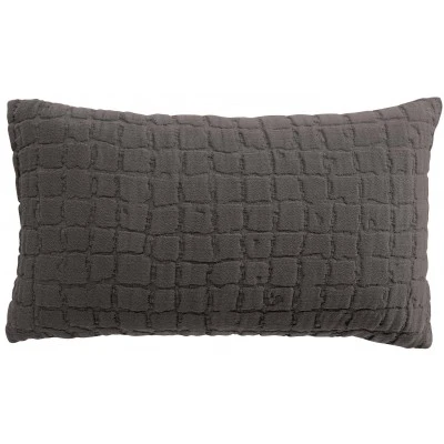 Coussin stonewashed Swami Asphalte 30 x 50