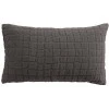 Coussin stonewashed Swami Asphalte 30 x 50