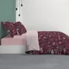 Parure de lit 2 personnes avec housse de couette et 2 taies d'oreiller Phytea Imprimé 240 x 220