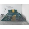 Parure de lit 2 personnes avec housse de couette et 2 taies d'oreiller Wayapi Imprimé 240 x 220