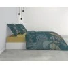Parure de lit 2 personnes avec housse de couette et 2 taies d'oreiller Wayapi Imprimé 240 x 220