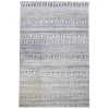 Tapis Sarah Ivoire/bleu 160 x 230