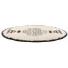 Tapis Sora Neige diamètre 160