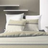 Parure de lit 1 personne avec housse de couette et 1 taie d'oreiller Sofra Naturel 140 x 200