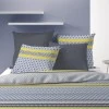 Parure de lit 1 personne avec housse de couette et 1 taie d'oreiller Vaxo Celeri 140 x 200