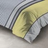 Parure de lit 1 personne avec housse de couette et 1 taie d'oreiller Vaxo Celeri 140 x 200