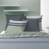 Parure de lit 1 personne avec housse de couette et 1 taie d'oreiller Vaxo Mousse 140 x 200