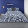 Parure de lit 2 personnes Bohème avec housse de couette et taies d'oreiller Imprimé 240 X 220