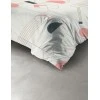 Parure de lit 2 personnes Hawa avec housse de couette et taies d'oreiller Imprimé 240 X 220