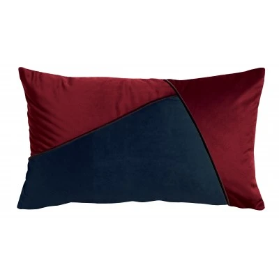 Coussin Velto Patch Grenat 30 x 50