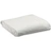 Drap housse stonewashed Zeff Blanc 140x190 bonnet 30cm