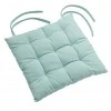 Galette de chaise piquée 9 points Pika Aqua 38 x 38 x 4 cm