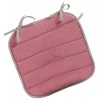 Galette de chaise plate Outdoor Chinée Rouge 37 x 37 x 1 cm