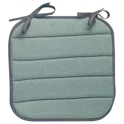 Galette de chaise plate Outdoor Chinée Glacier 37 x 37 x 1 cm