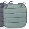 Galette de chaise plate Outdoor Chinée Glacier 37 x 37 x 1 cm