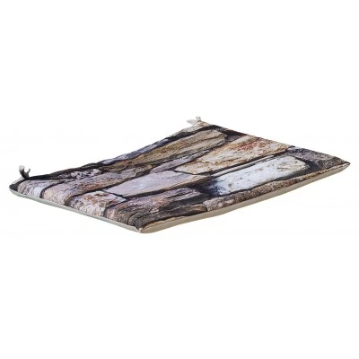 Galette de chaise plate Imprimée Outdoor Imprimé Roche 38 x 38 x 2 cm
