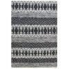 Tapis Zambezi Ivoire/charbon 120 x 180