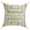 Coussin brodé Letty Neige 45 x 45