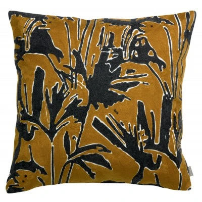 Coussin Coco brodé Bronze 45 x 45