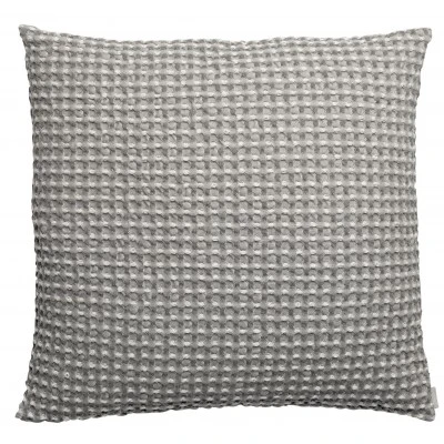 Coussin stonewashed Naga Vichy Gris 45 x 45