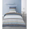 Parure de lit 1 personne Gospy avec housse de couette et taie d'oreiller Imprimé 140 x 200
