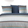Parure de lit 2 personnes Gospy avec housse de couette et taies d'oreiller Imprimé 220 x 240