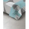 Parure de lit 1 personne Knavy avec housse de couette et taie d'oreiller Imprimé 140 x 200