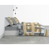 Parure de lit 2 personnes Toyo avec housse de couette et taies d'oreiller Imprimé 260 x 240