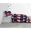 Parure de lit 2 personnes Knivik avec housse de couette et taies d'oreiller Imprimé 260 x 240