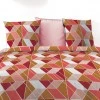Parure de lit 2 personnes Trysi avec housse de couette et taies d'oreiller Imprimé 240 x 220