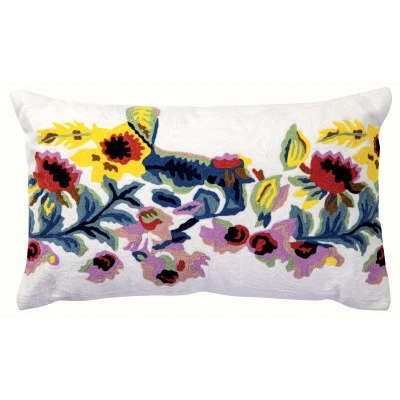 Coussin Daphne brodé Multico 30 x 50