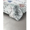 Parure de lit 2 personnes Ryad avec housse de couette et taies d'oreiller Imprimé 260 x 240