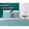 Parure de lit 2 personnes Kadi Blue avec housse de couette et taies d'oreiller Imprimé 240 x 220