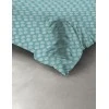 Parure de lit 2 personnes Kadi Blue avec housse de couette et taies d'oreiller Imprimé 240 x 220