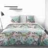 Parure de lit 2 personnes Oika avec drap plat et taies d'oreiller Imprimé 240 x 290