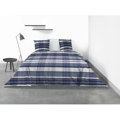 Parure de lit 2 personnes Scottish avec housse de couette et taies d'oreiller Imprimé 200 x 200