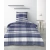 Parure de lit 1 personne Scottish avec housse de couette et taie d'oreiller Imprimé 140 x 200